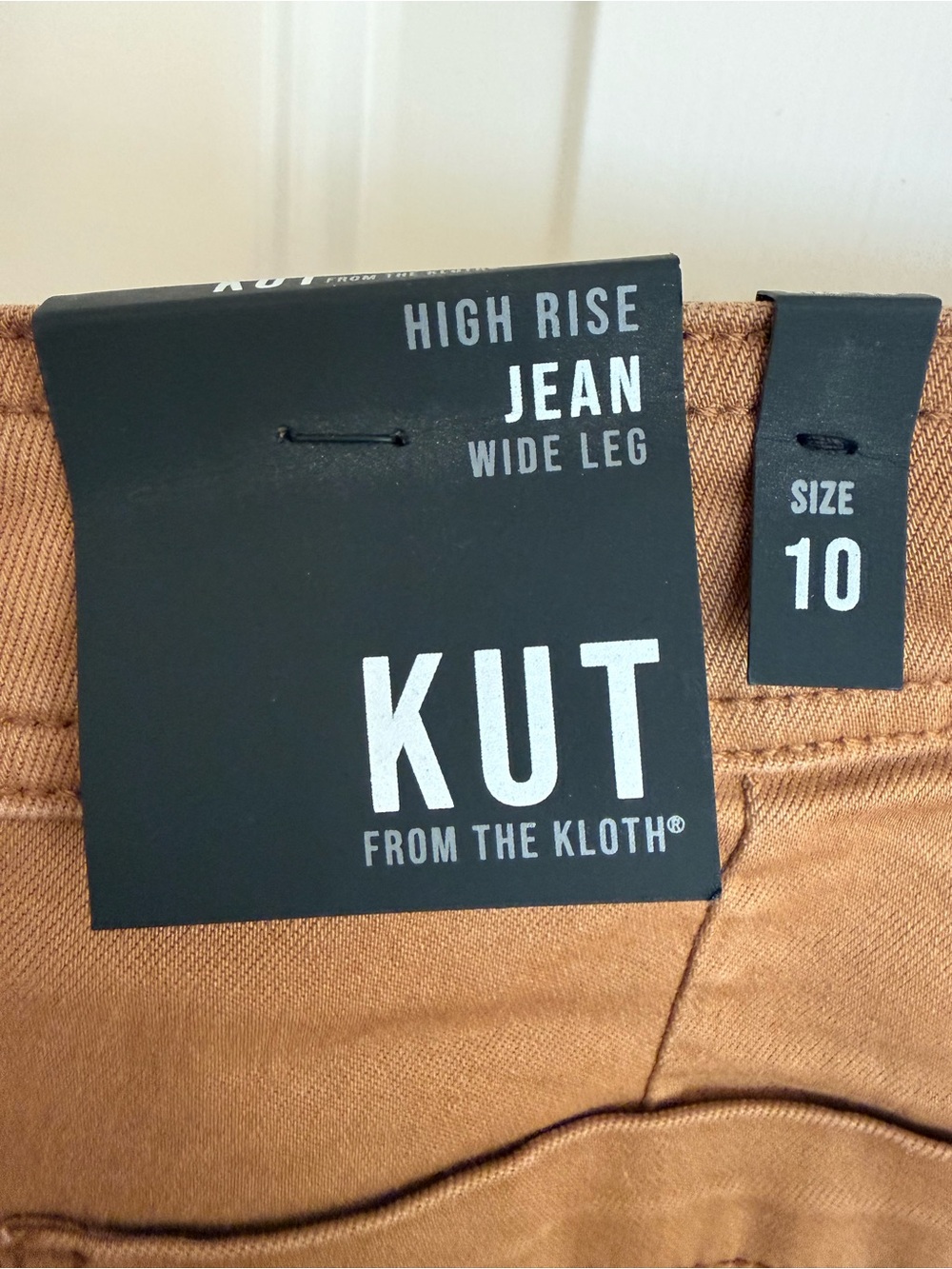 Kut from the Kloth Wide-Leg Jeans in Brown - Picture 3 of 5
